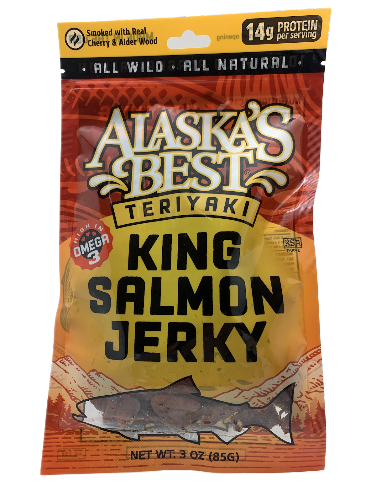King Salmon Jerky Peppered 3 oz