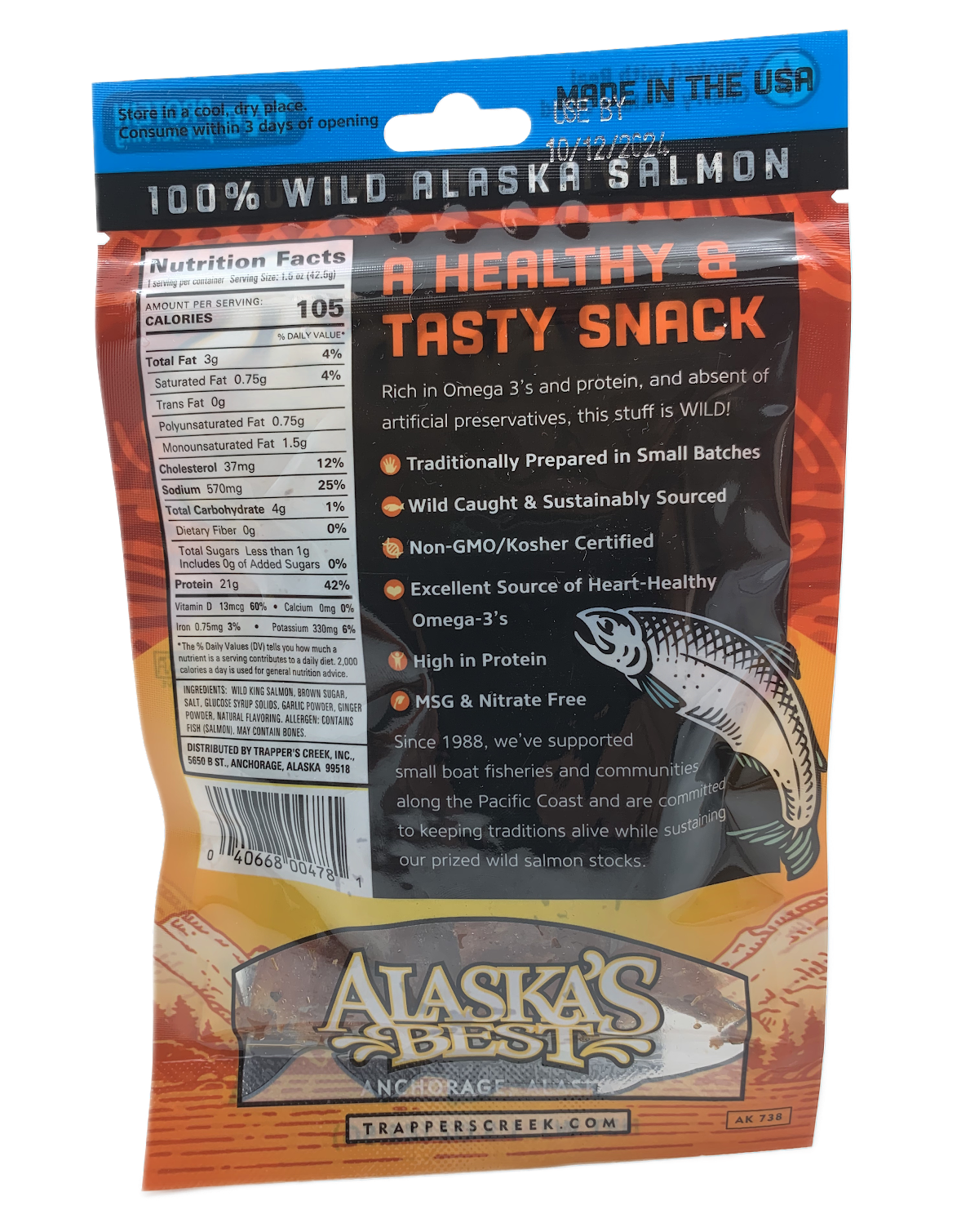 Original Salmon Jerky 1.5 oz