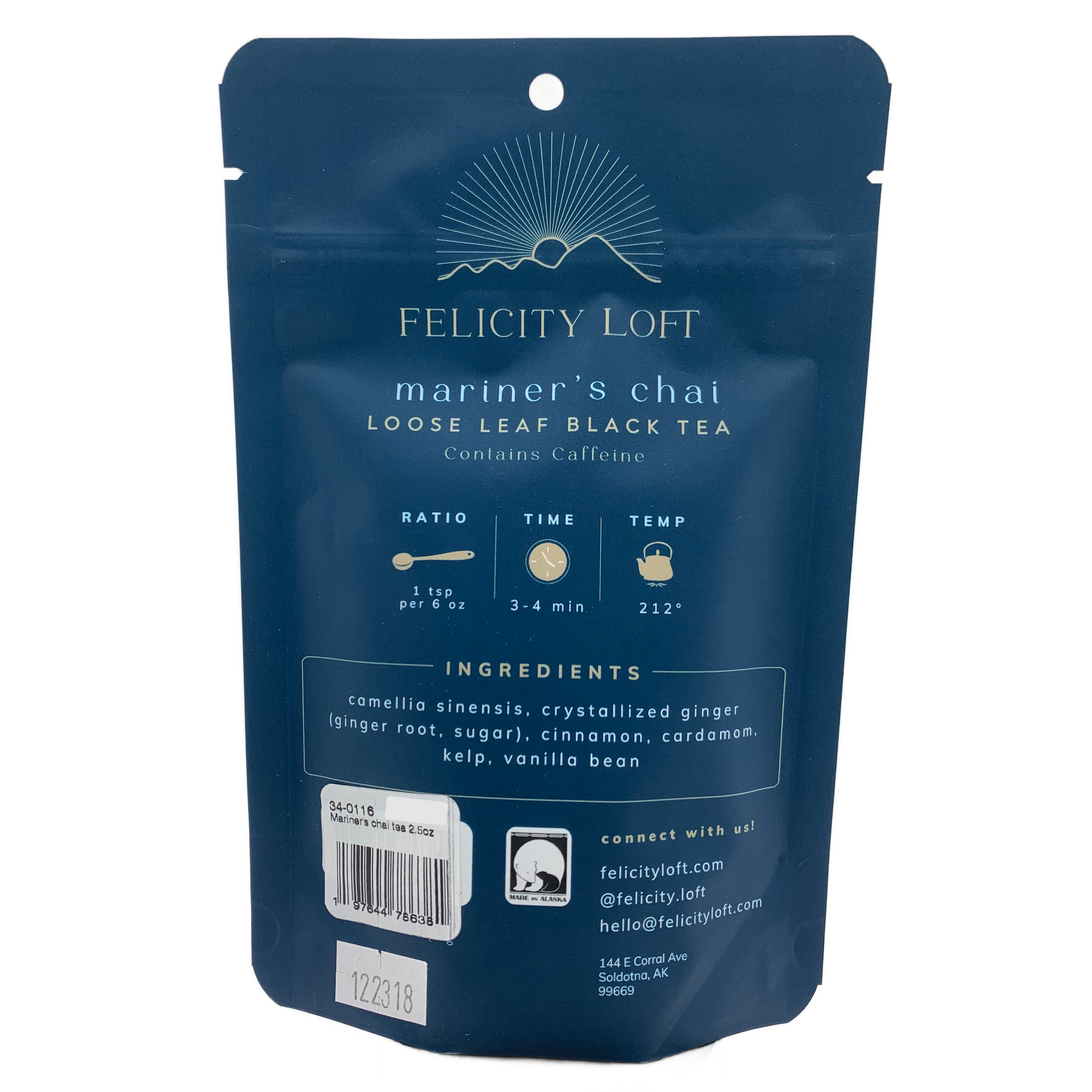 Mariner's Chai Tea 2.5 oz