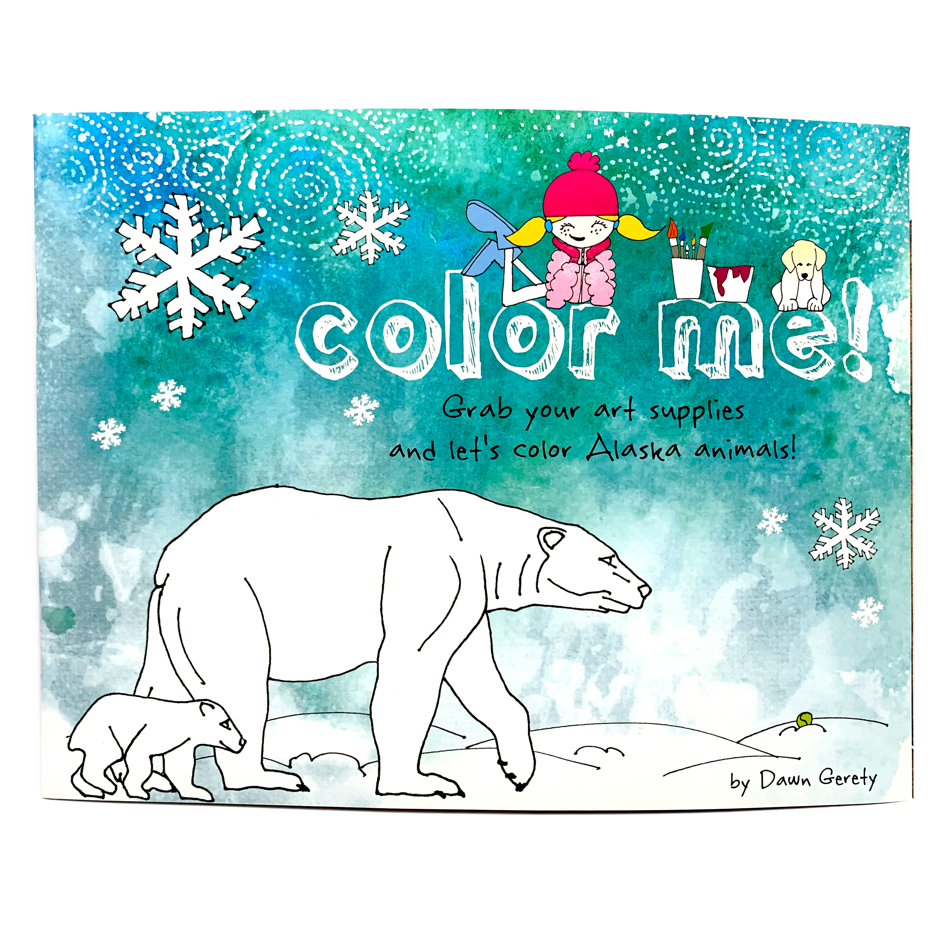 Alaska Animals Coloring Book by Dawn Gerety