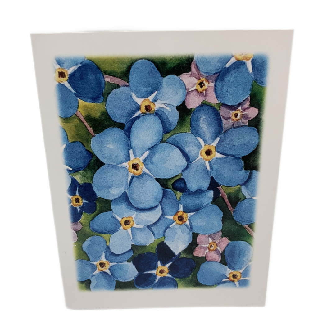 Fireweed and Forget-Me-Not Watercolor Card Set