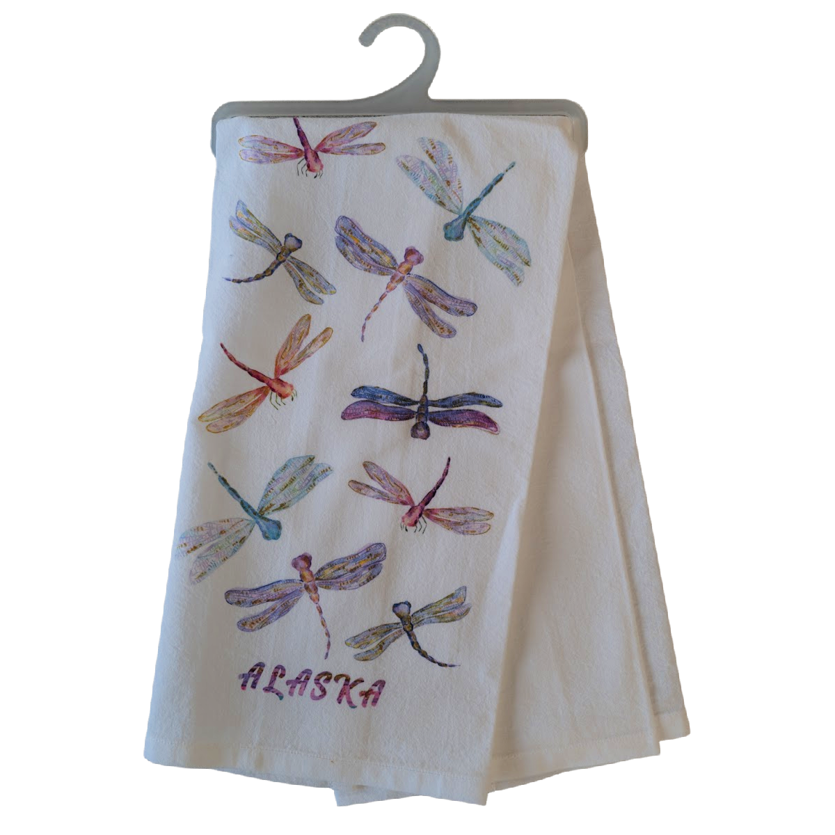 Dragonfly Alaska Multi-Colored Flour Sack Towel