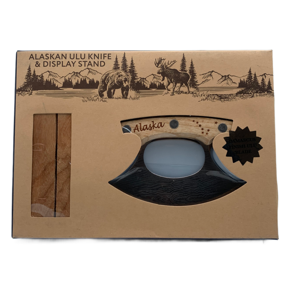 Damascus Blade Alaska Boxed Ulu