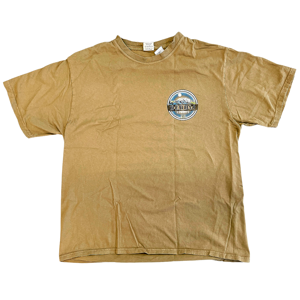 Denali Mountain Alaska Front and Back T-shirt
