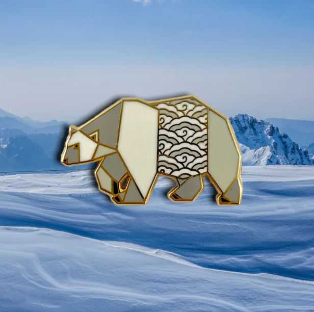 Polar Bear Enamel Pin