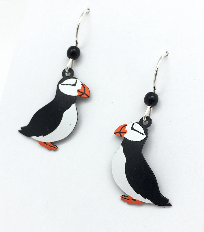 Puffin Dangle Earrings