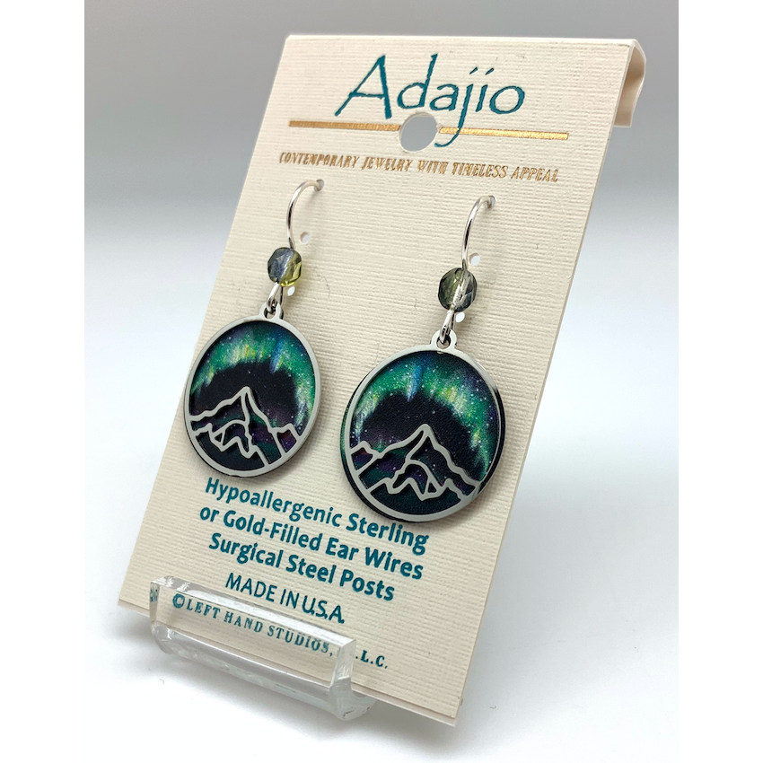 Aurora Borealis & Mountain Earrings