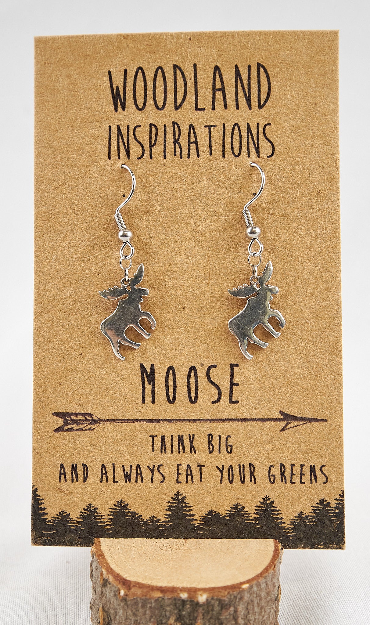 Moose Woodland Earrings