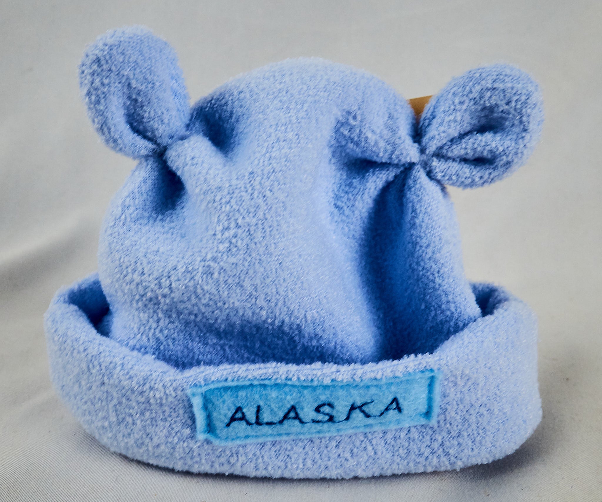 Blue Bear Ears Alaska Newborn Hat