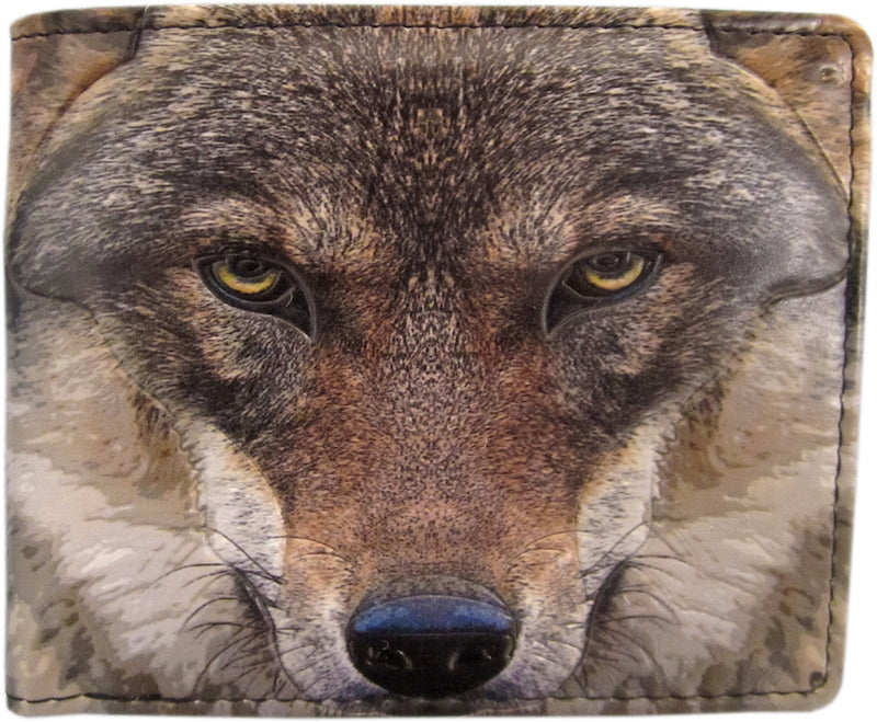 Portrait Of A Wolf Men’s Wallet
