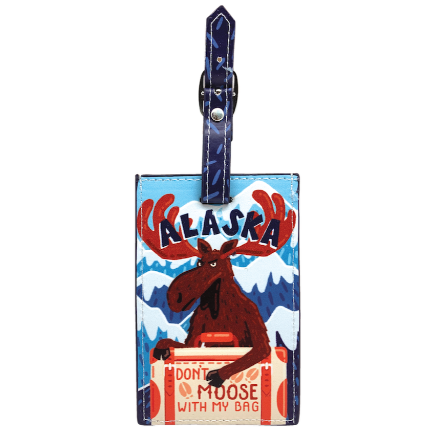 Don't Moose With My Bag Luggage Tag