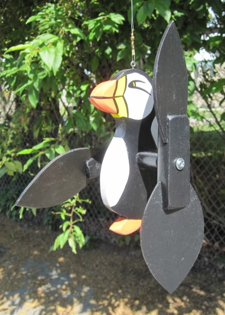 Hanging Puffin Whirligig