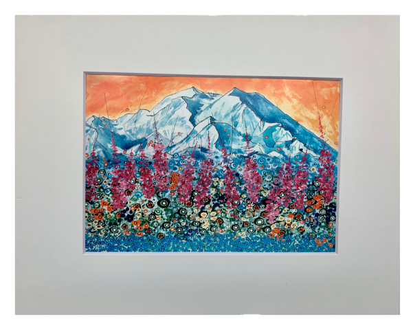 Denali Giclee Print by Dawn Gerety 8x10"