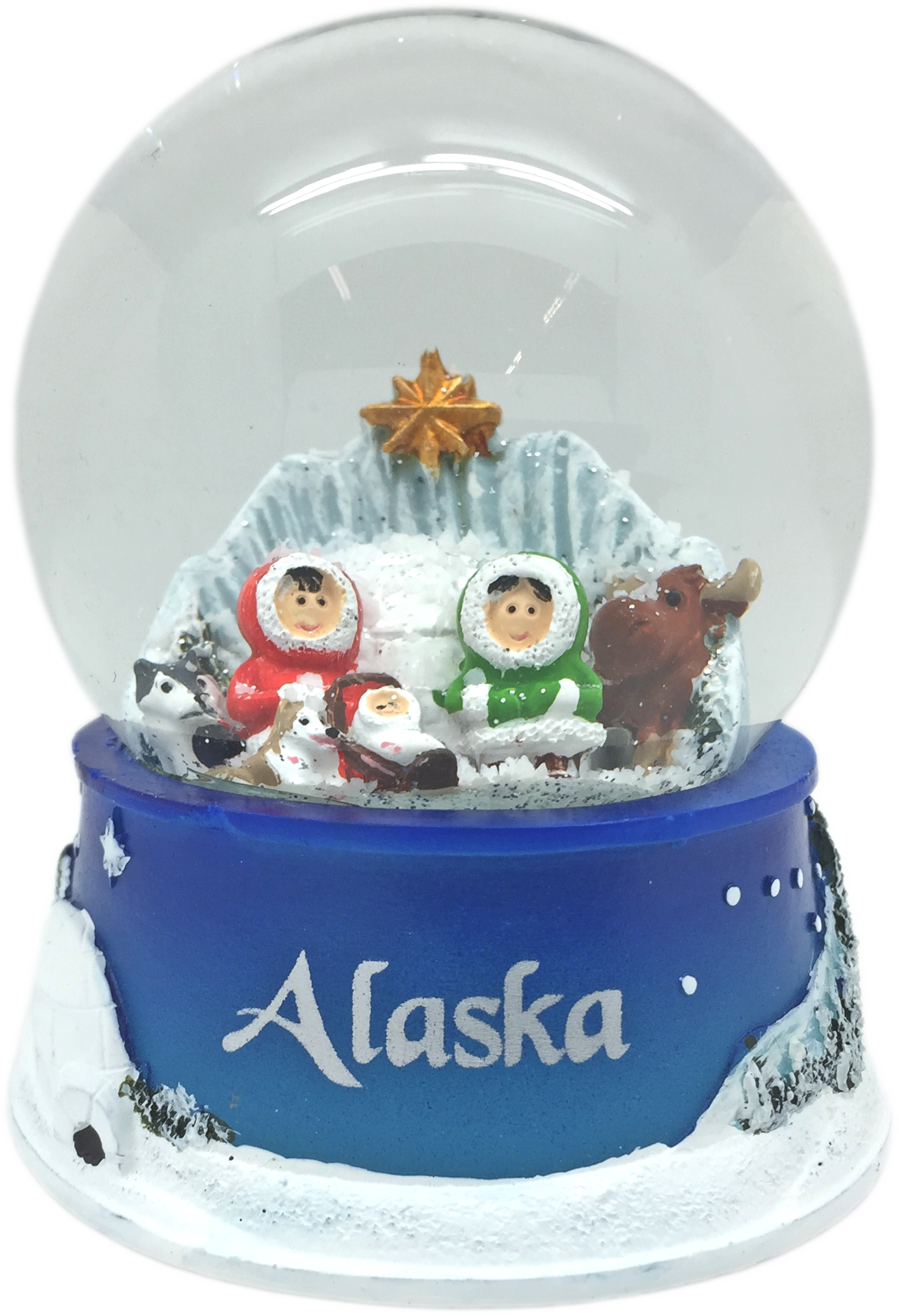 Alaska Eskimo Nativity Waterglobe