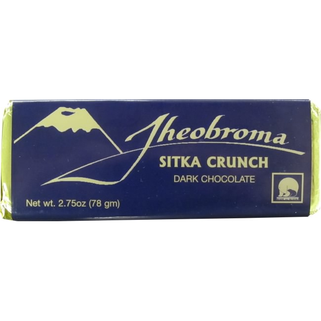 Theobroma Sitka Crunch Dark Chocolate Bar