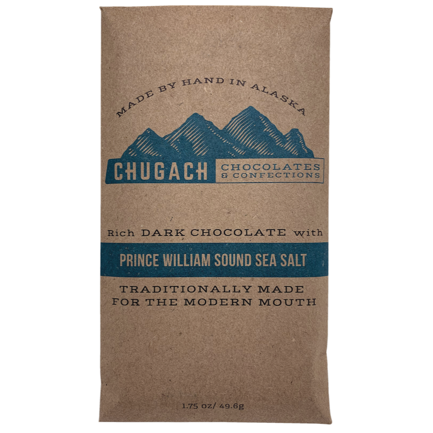 Prince William Sound Sea Salt Dark Chocolate Bar