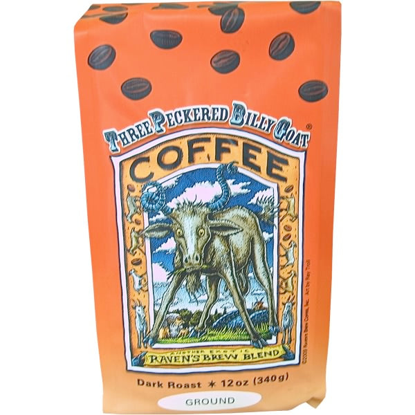 Three Peckered Billy Goat Ground Coffee