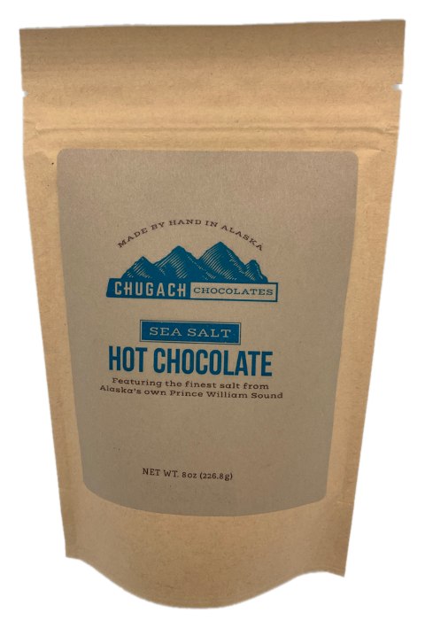 Alaska Hot Chocolate with Prince William Sound Sea Salt 8 oz