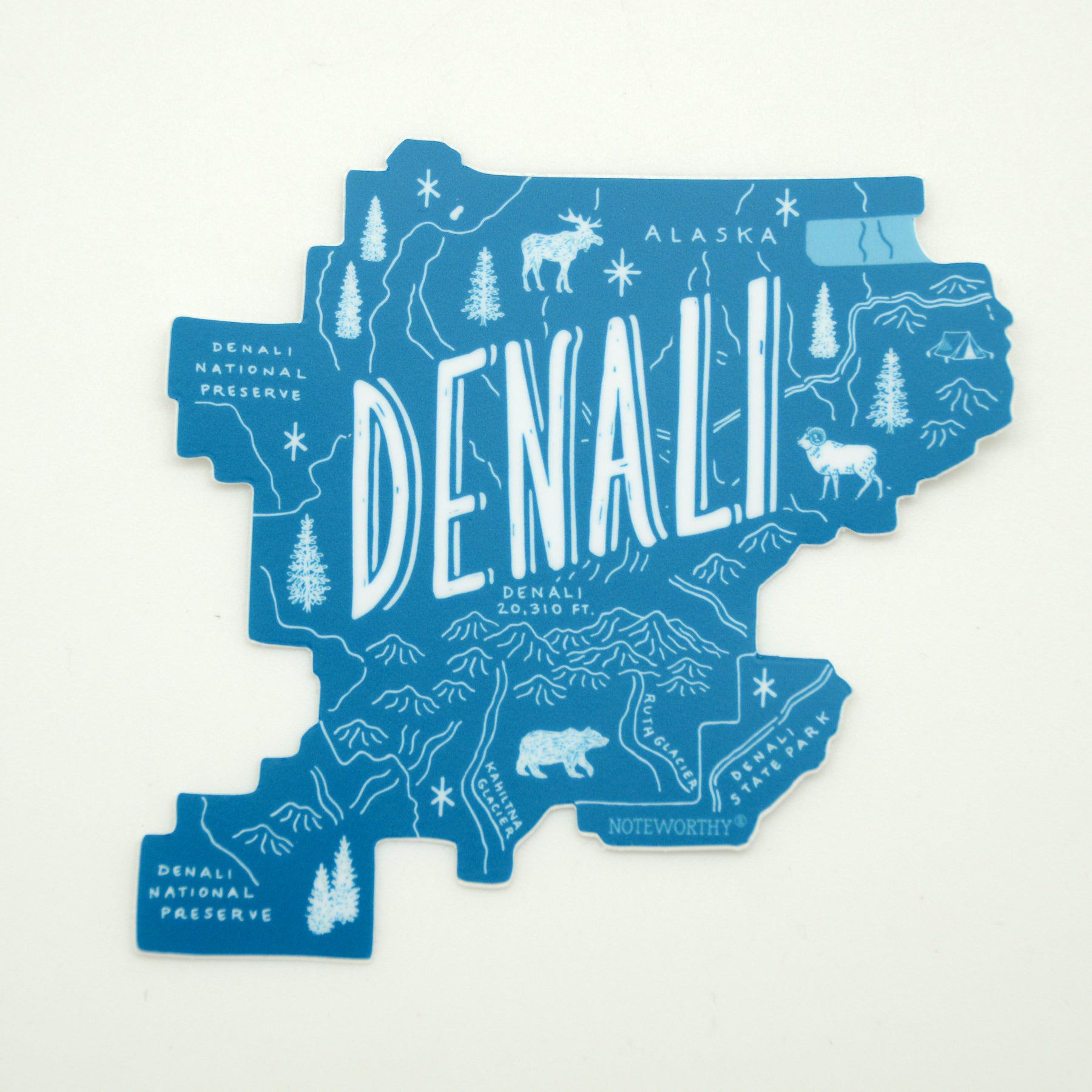 Denali Alaska National Park Sticker