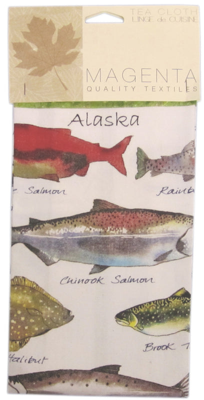 Fish Organic Cotton Tea Towel