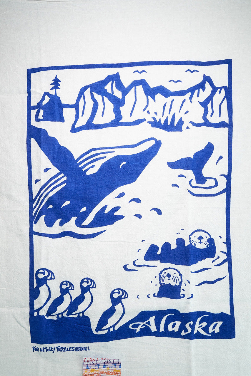 Alaska Flour Sack Dish Towel