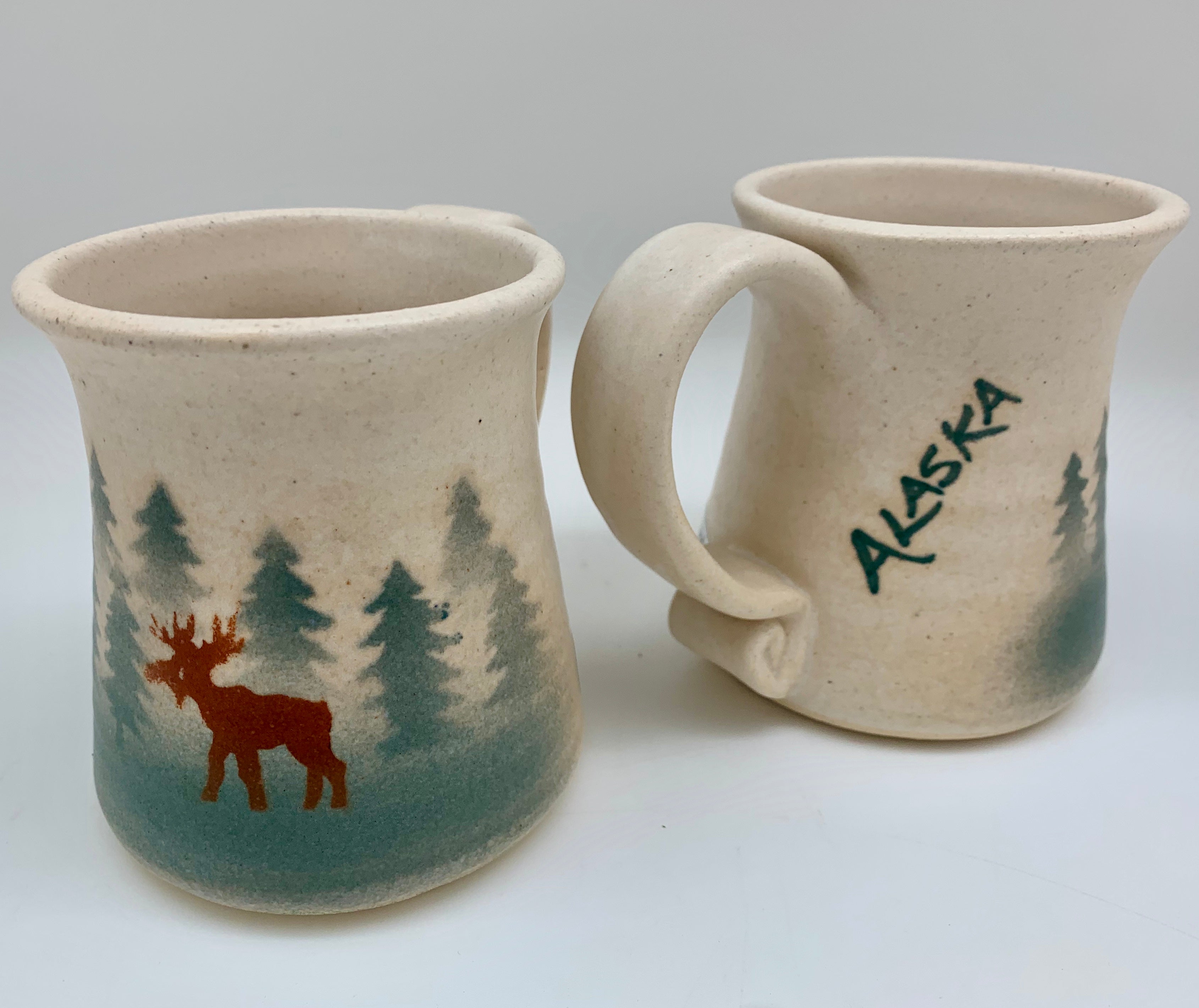 Moose Alaska Matte Mug