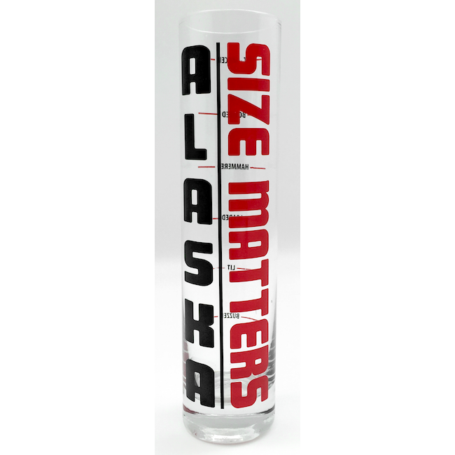 Size Matters Alaska Tall Shot Glass