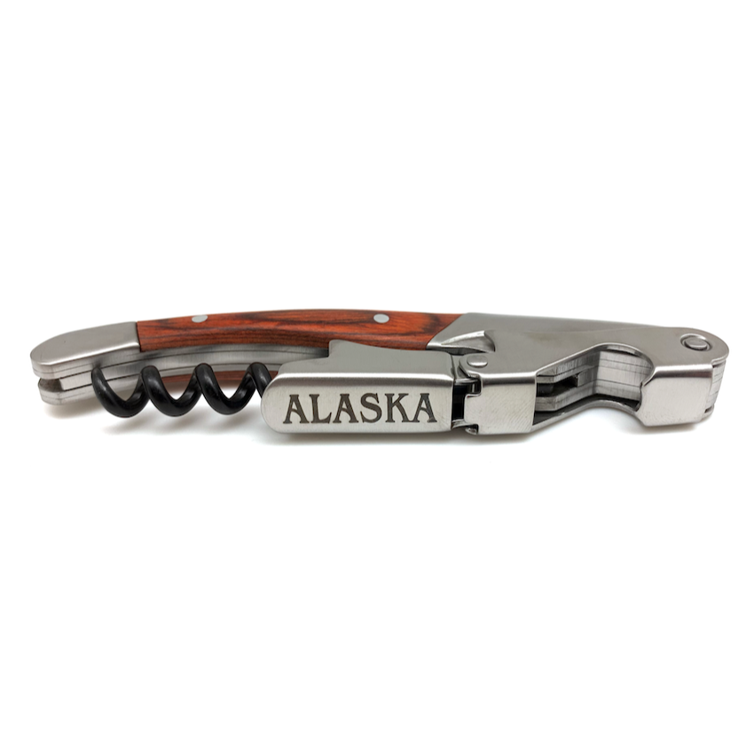 Folding Wood Alaska Corkscrew