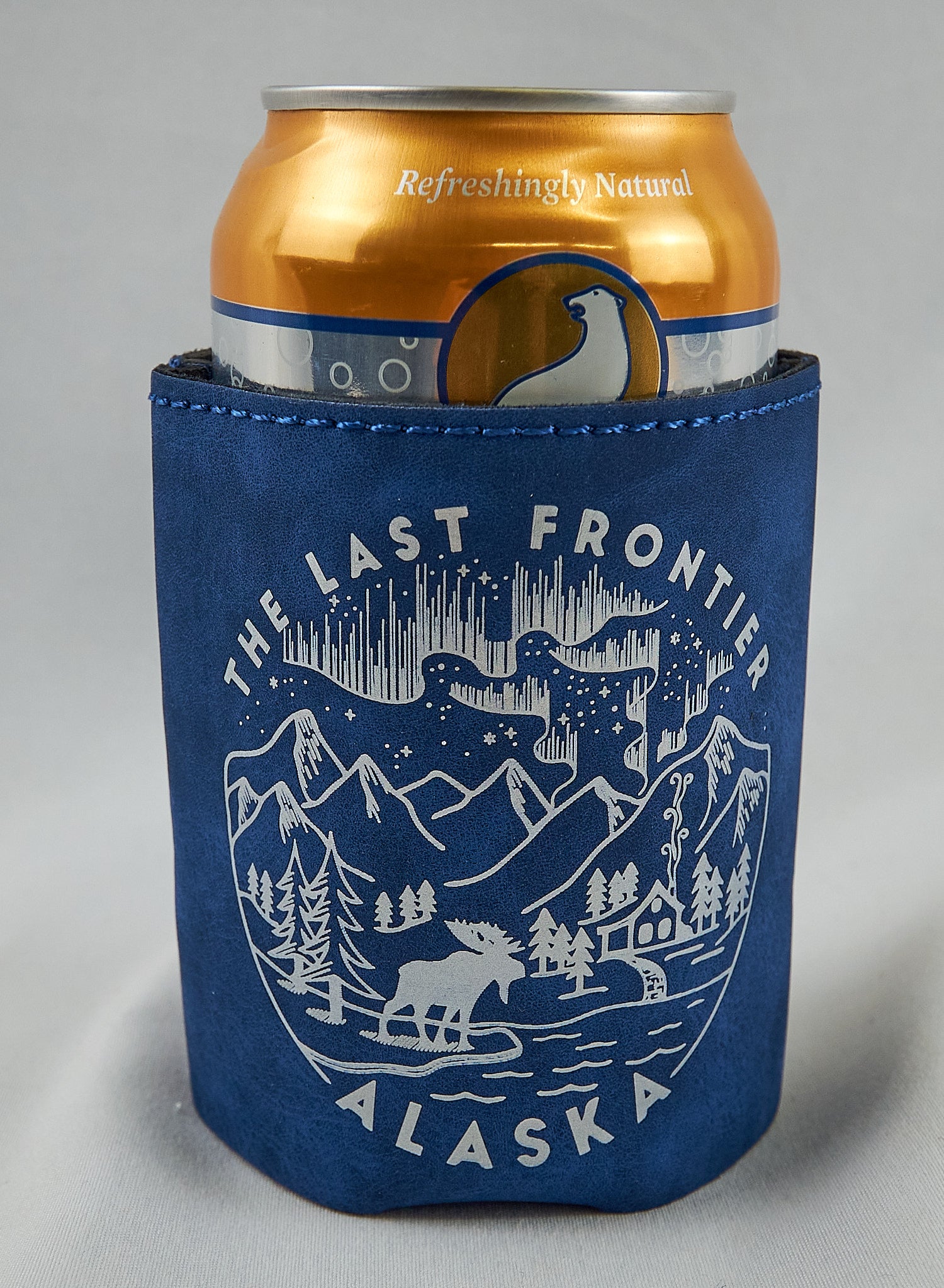 The Last Frontier Alaska Can Koozie
