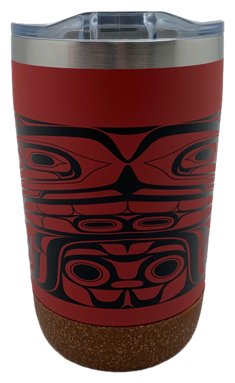 Treasure of Our Ancestors Totemic Cork Based Travel Mug 12 oz