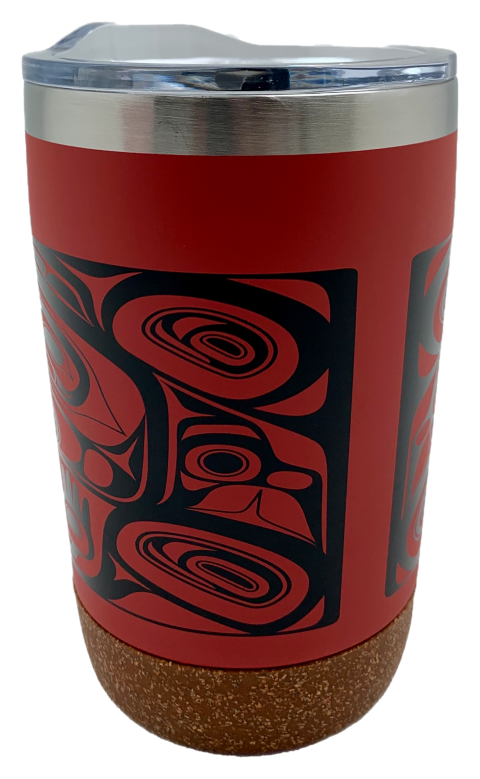 Treasure of Our Ancestors Totemic Cork Based Travel Mug 12 oz