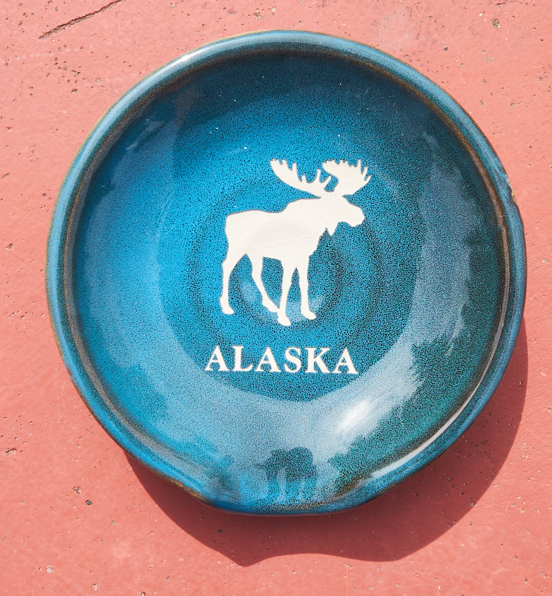 Blue Moose Alaska Glazed Spoon Rest