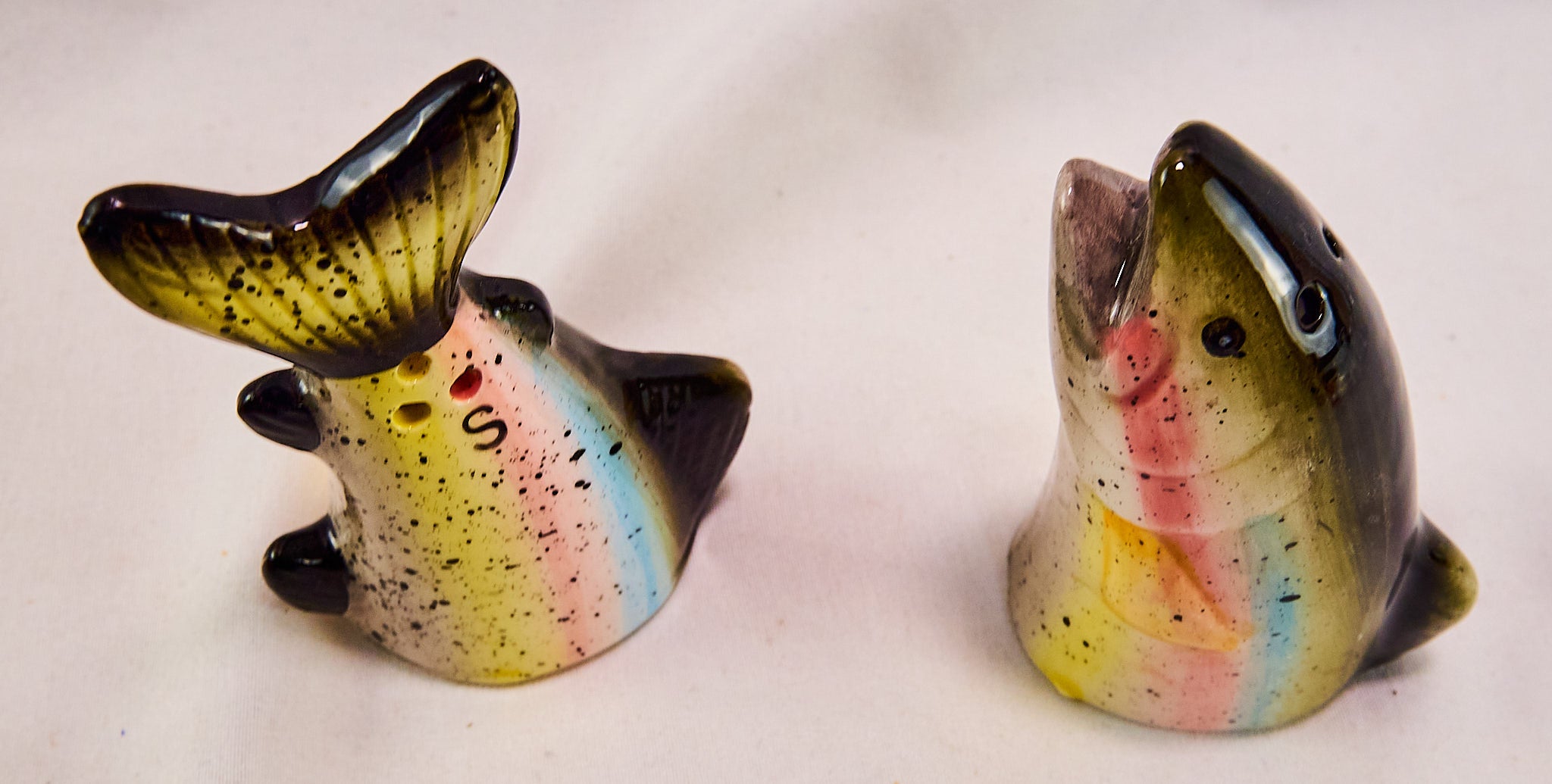 Rainbow Trout Salt and Pepper Shakers