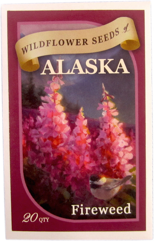 alaska wildflower seeds for sale Fireweed Seed Packet