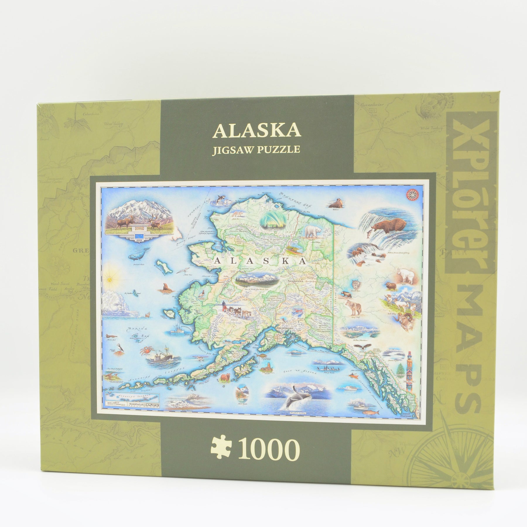 Alaska Hand Drawn Jigsaw Puzzle