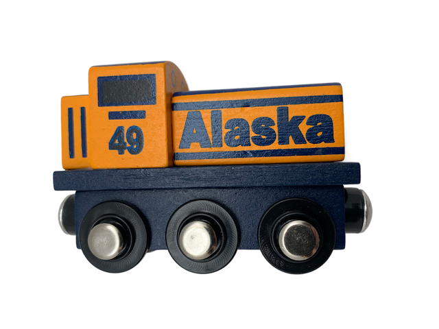Denali Alaska Wood Train Car