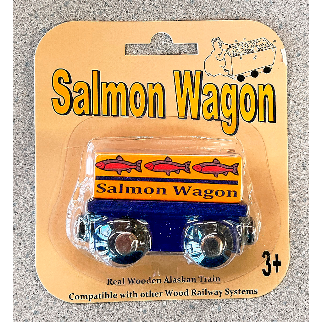 Salmon Wagon Alaska Wooden Train