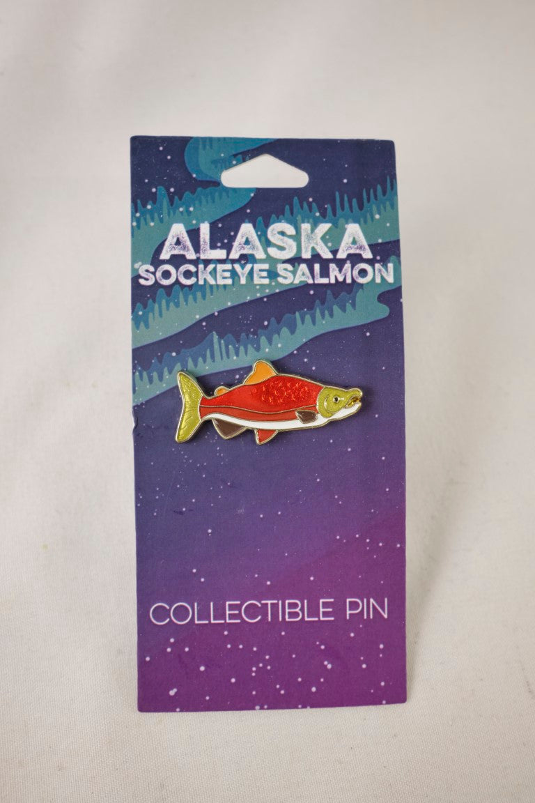 Sockeye Salmon Collectible Pin