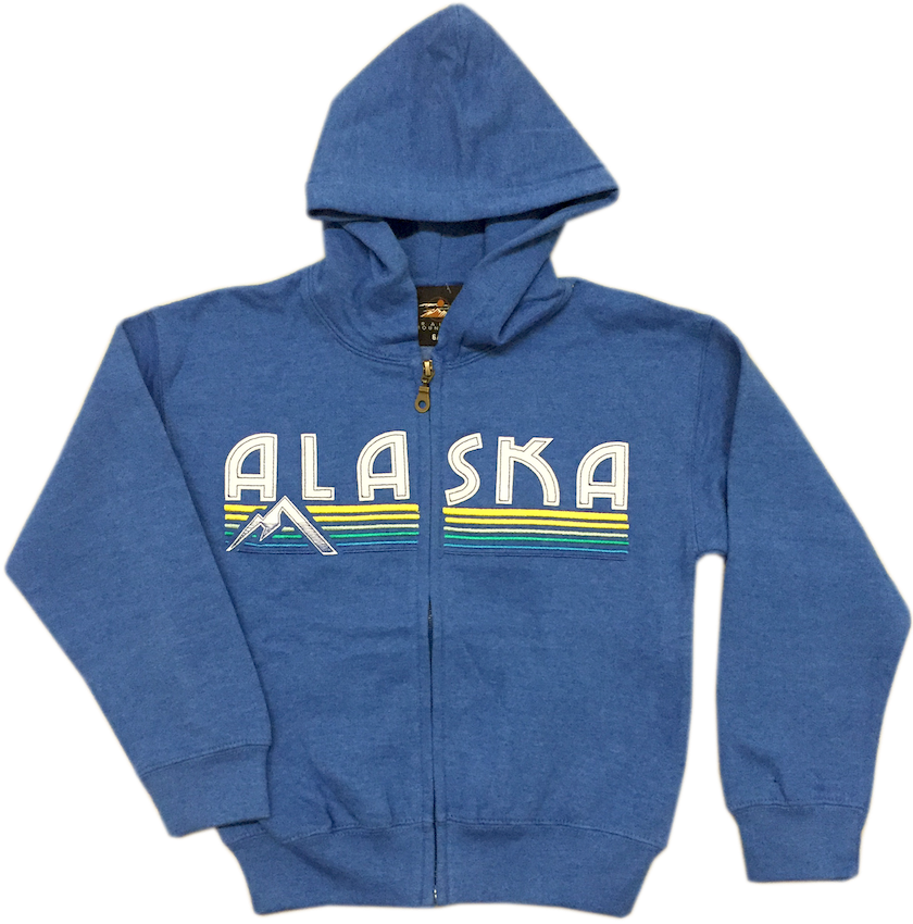 Levolor Mountain Alaska Kids Hoodie