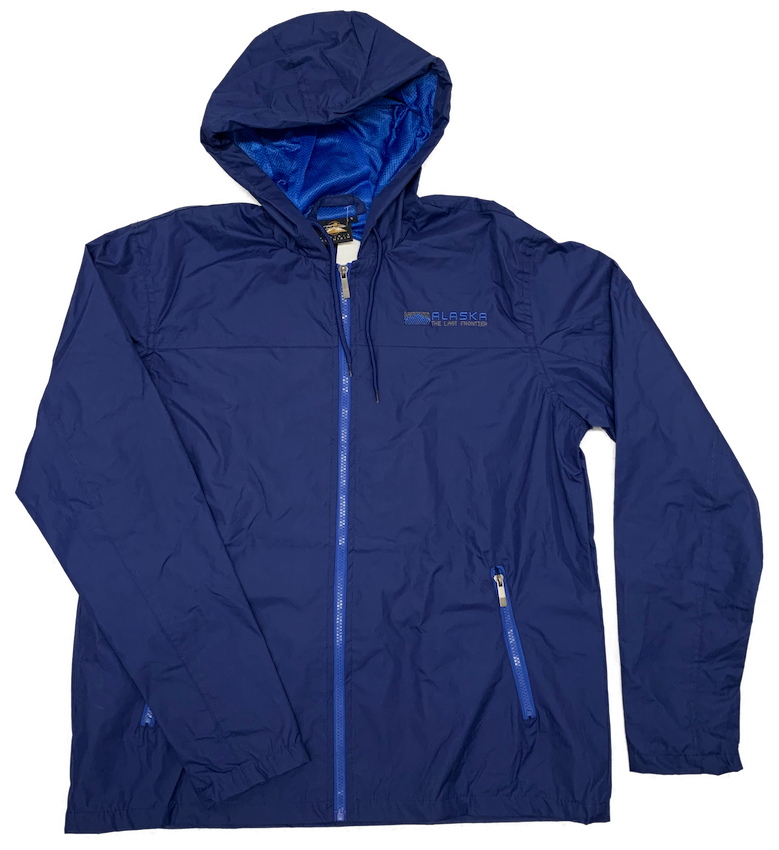 Alaska The Last Frontier Rain Jacket