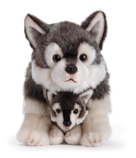 Wolf and Pup Plush