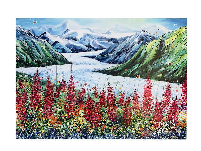 Glacier Valley Card