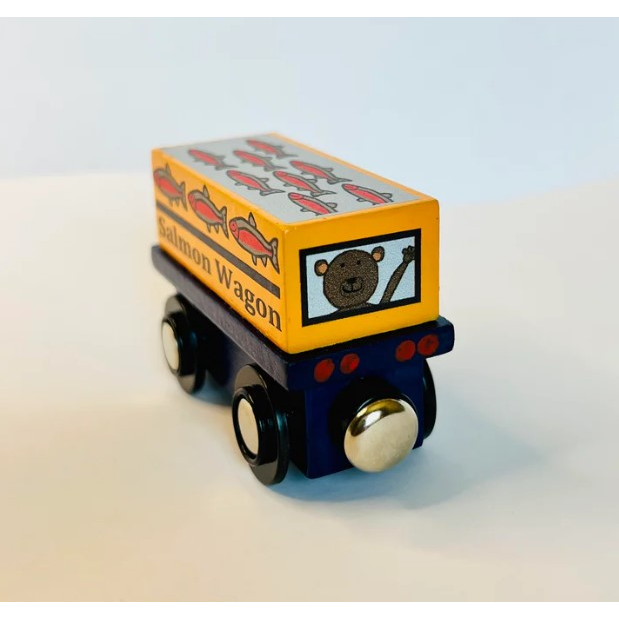 Salmon Wagon Alaska Wooden Train