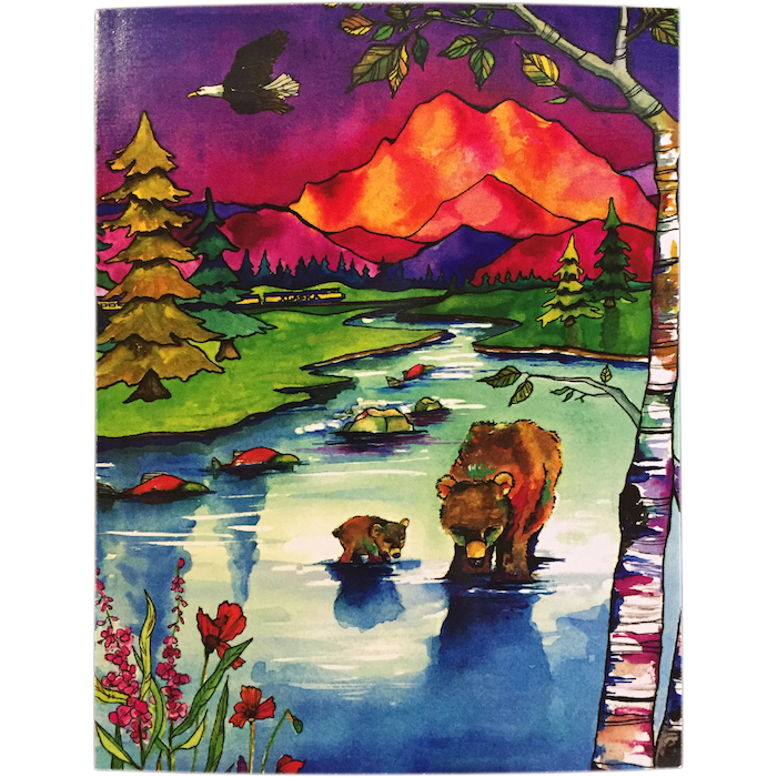 Alaska Scene Notecard