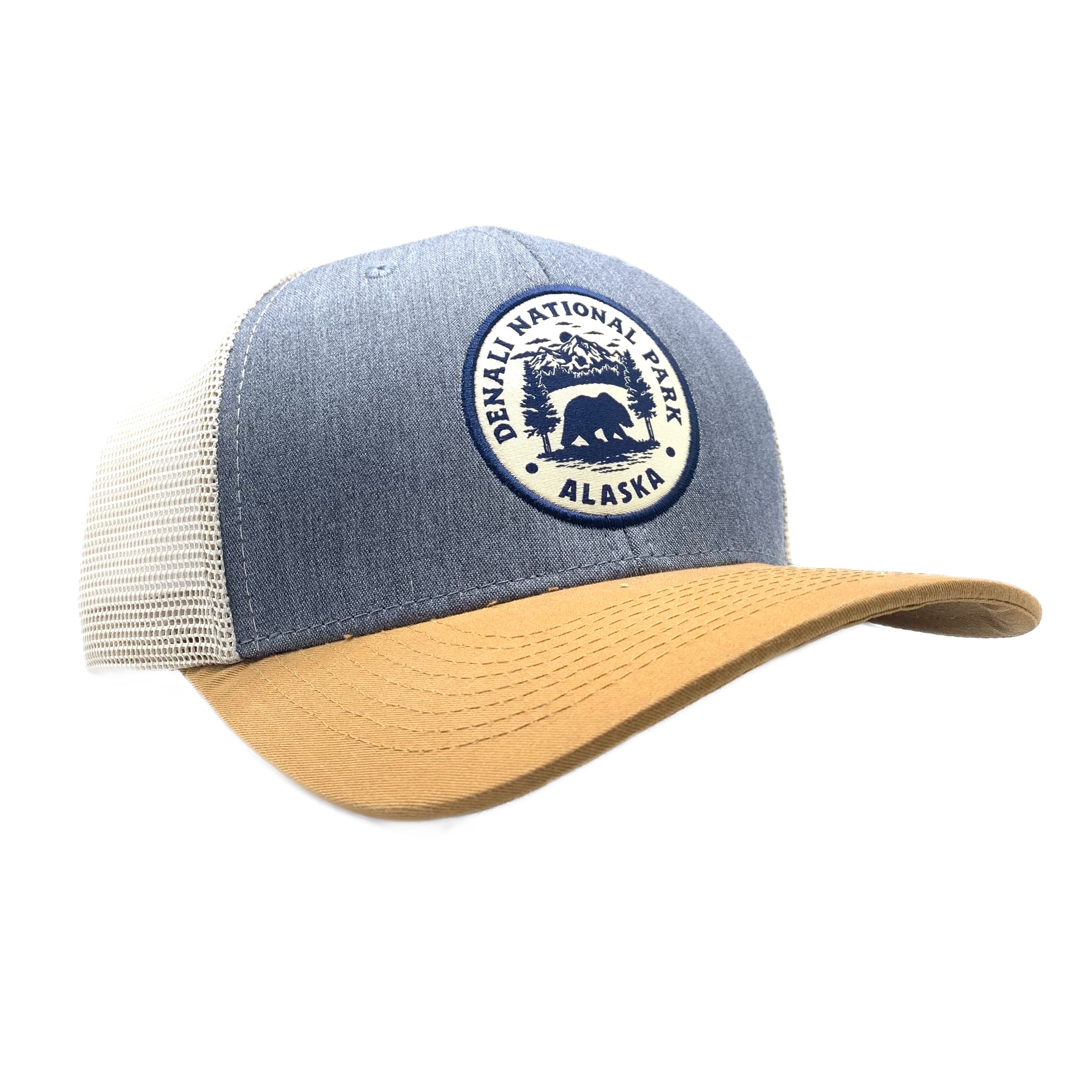 Denali Bear Alaska Mesh Baseball Hat