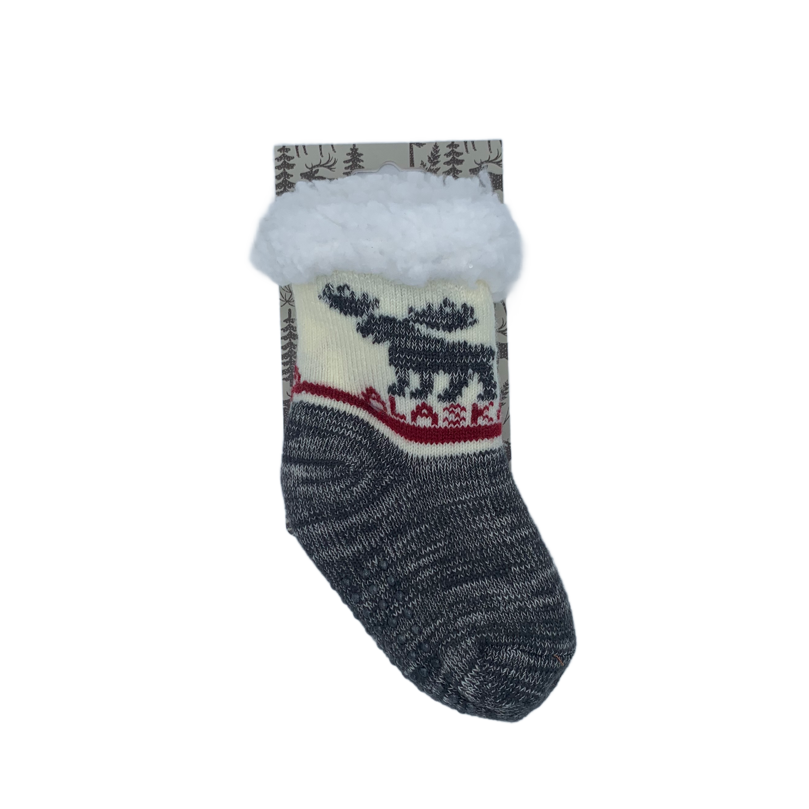 Moose Alaska Infant Slipper Socks