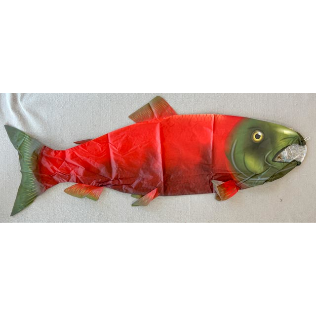 Sockeye Salmon Fish Windsock 48"