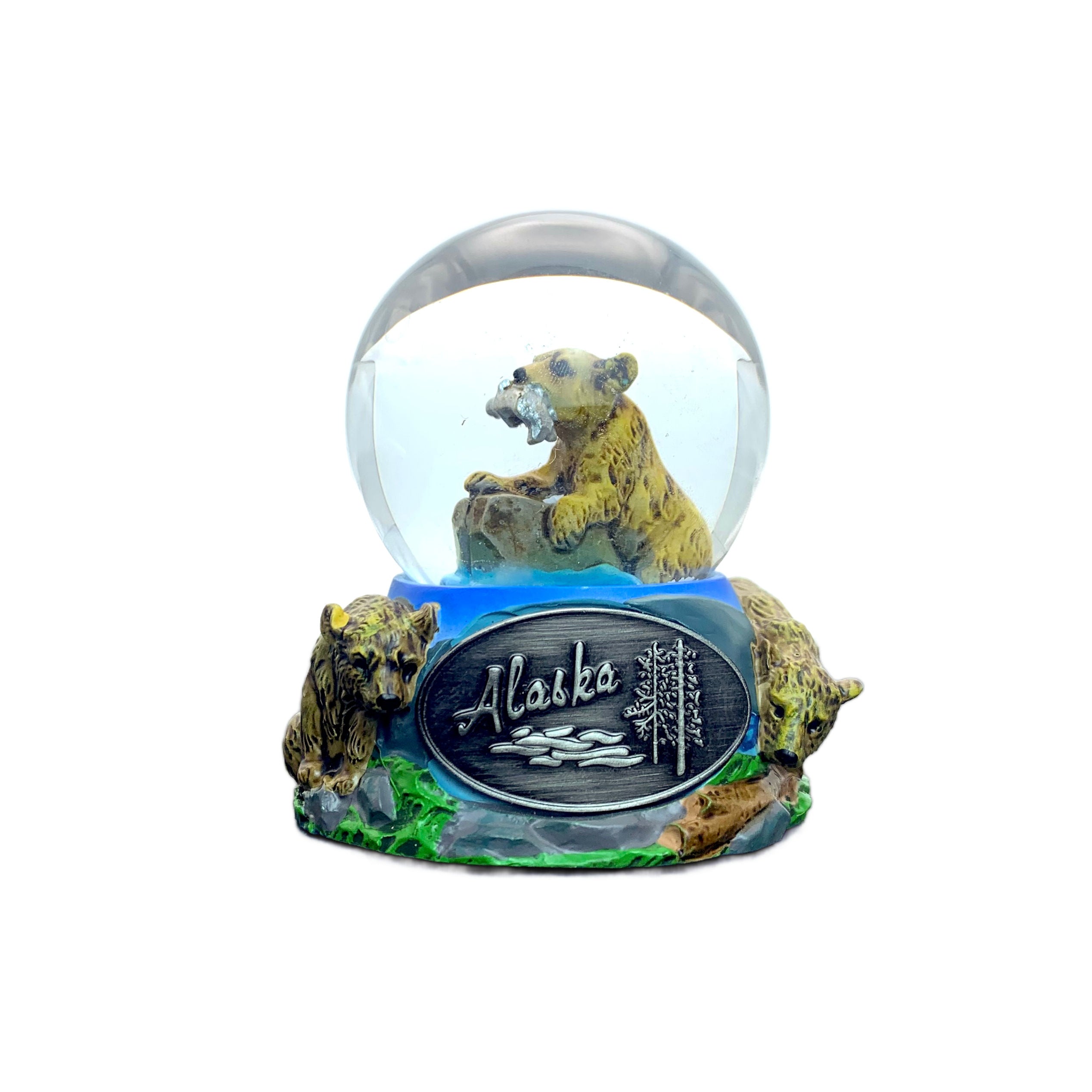 Grizzly Alaska Snow Globe 45mm