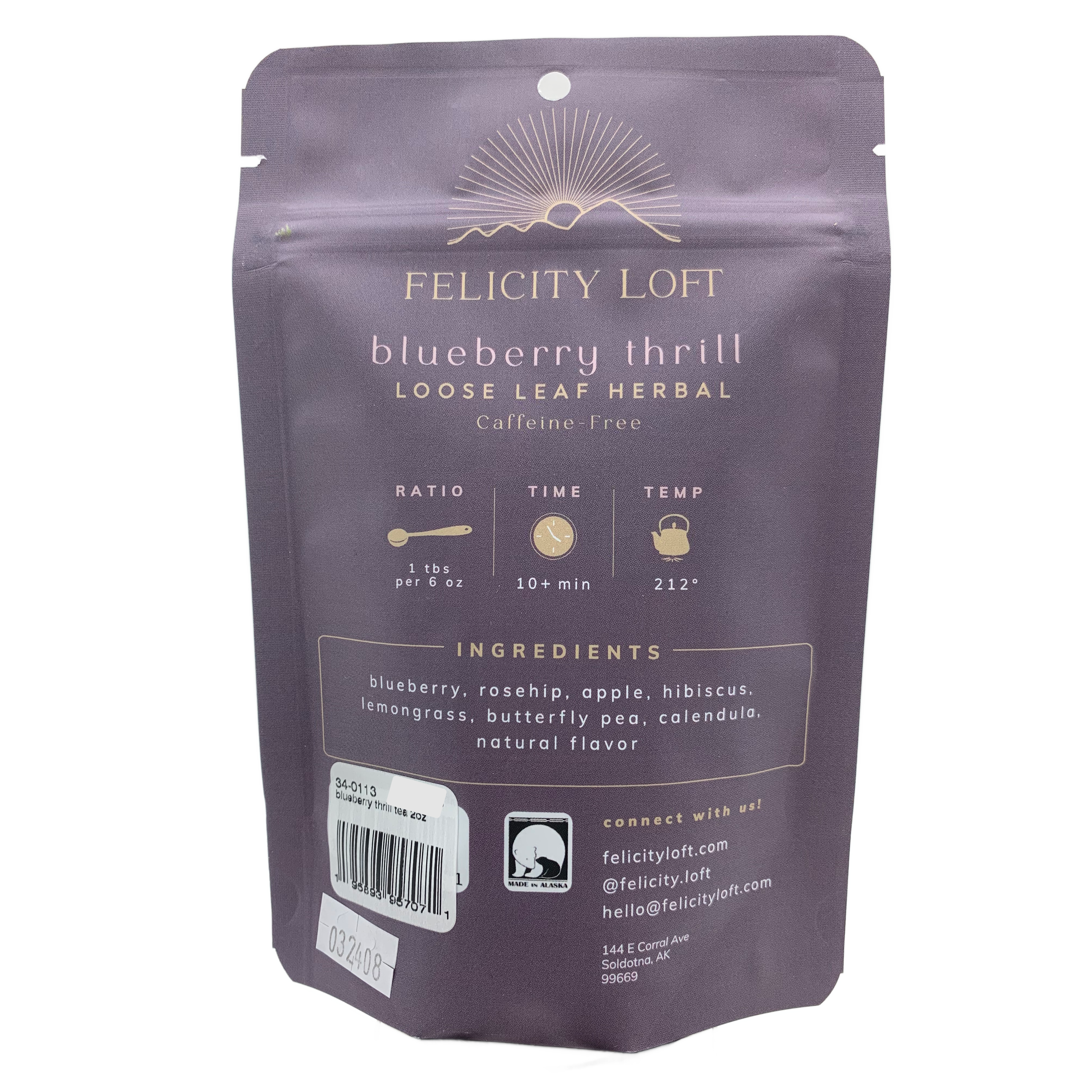 Blueberry Thrill Tea 2 oz