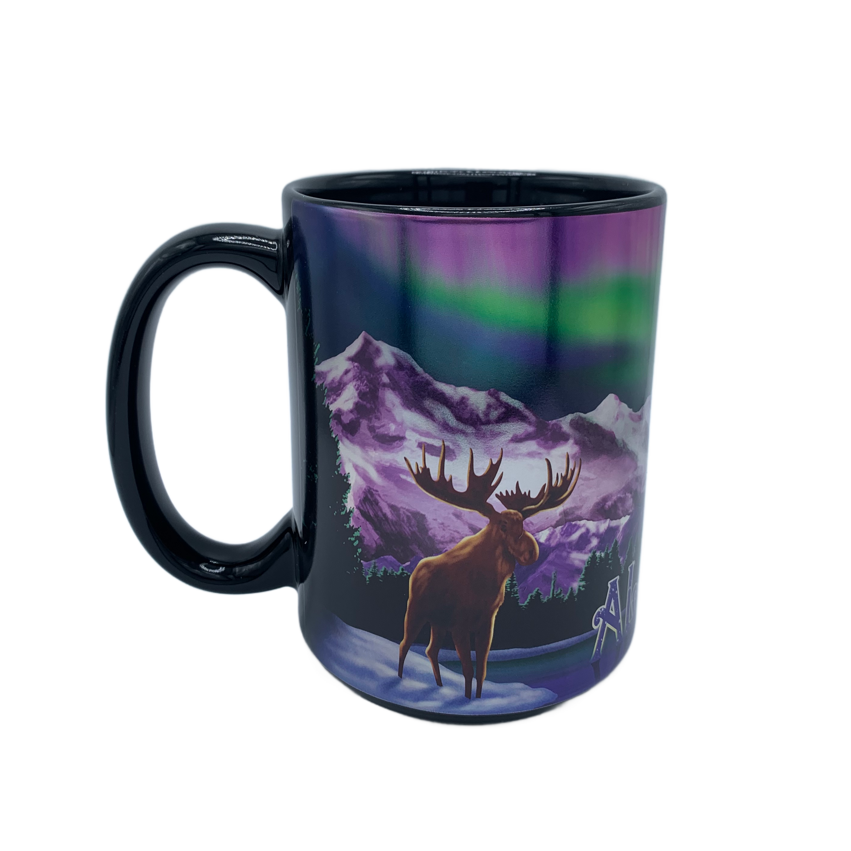 Northern Lights Alaska Mug 14 oz
